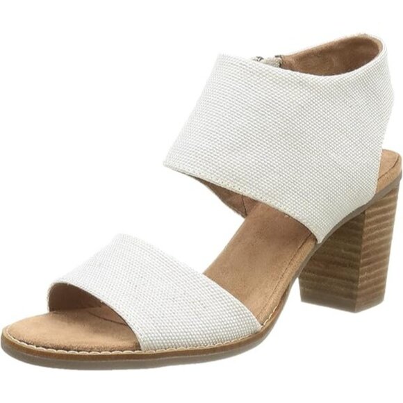 TOMS Majorca Cutout Block Heel Sandals - Picture 2 of 5